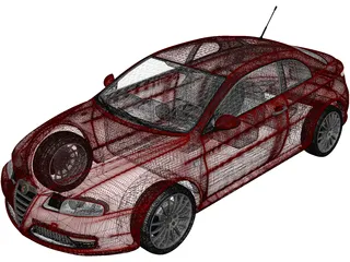 Alfa Romeo GT 937C (2004) 3D Model