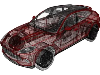 Aston Martin DBX (2021) 3D Model