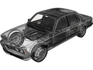 BMW 7-Series [E23] (1982) 3D Model
