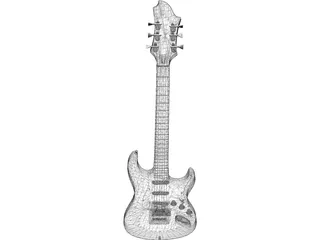 Electric Guitar 3D Model
