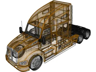 Kenworth T680 (2015) 3D Model