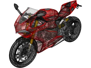 Ducati 1199 Panigale (2012) 3D Model