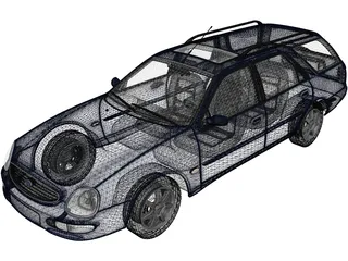 Ford Scorpio Wagon (1994) 3D Model