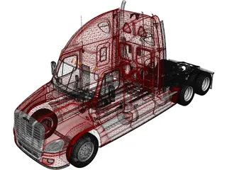 Freightliner Cascadia (2011) 3D Model