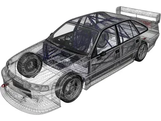Holden Commodore Touring (1993) 3D Model