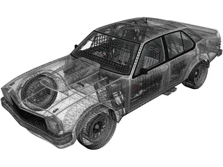 Holden Torana Race Car (1977) 3D Model