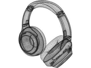 Sony WH-1000XM4 Headphones 3D Model
