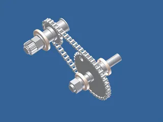 Bison Pullers 2008 Model Tractor Chaincase 3D Model