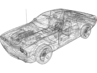 Dodge Challenger (2007) 3D Model