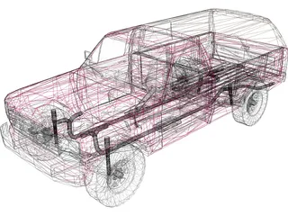 Ford F-150 (1980) 3D Model