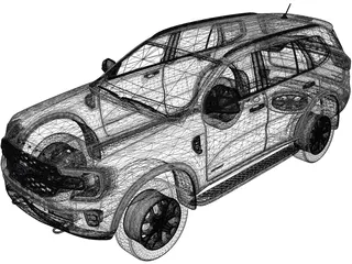 Ford Everest Sport (2023) 3D Model