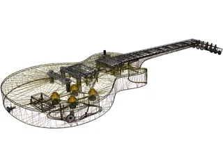 Gibson Les Paul Electric Guitar 3D Model