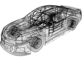 Nascar Chevy SS 3D Model