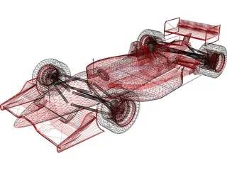 Indycar 3D Model