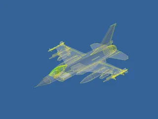 F-16 Fighting Falcon 3D Model