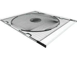 CD Case Jewel Slim 3D Model