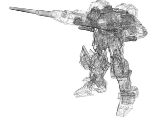 Gundam Centurion 3D Model