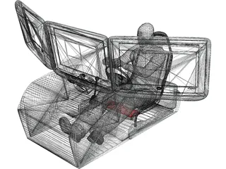 Driving Simulator 3D Model