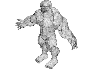 Hulk 3D Model