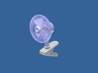 Clip On Fan 3D Model