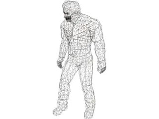 Wolverine X-Man 3D Model