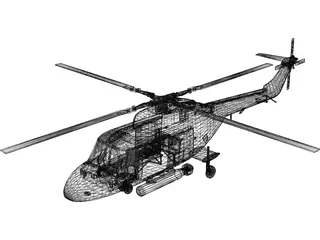 Westland Lynx Mk3 [+Interior] 3D Model