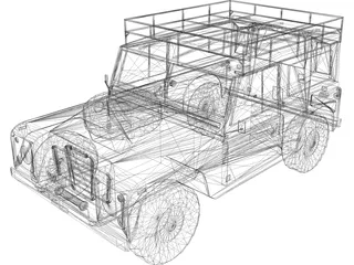 Land Rover (1972) 3D Model