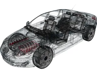 Volkswagen Phaeton W12 3D Model