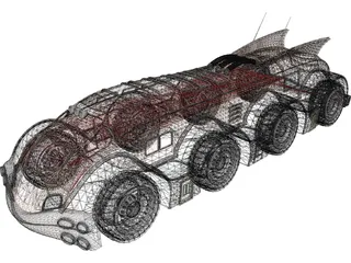Fantastic Vehicle 3D Model