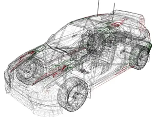 Toyota Corolla WRC (1998) 3D Model