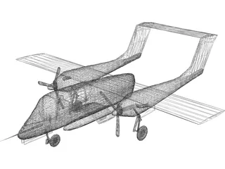 OV-10 3D Model