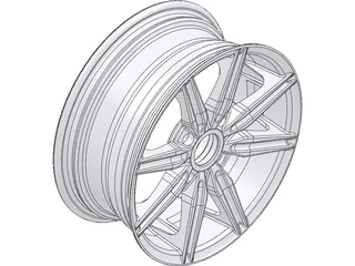 OZ Car Wheel 3D Model