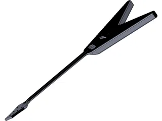 Flying V Neck Electric Guitar Body 3D Model