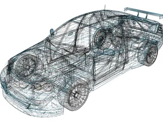 Chevrolet Lacetti WTCC 3D Model