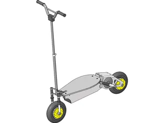 Scooter Electric 3D Model