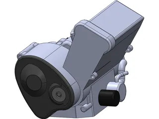 Honda CBR-600RR Engine 3D Model