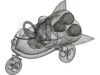 Rocket Trike 3D Model