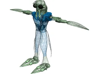 Alien Valanubae 3D Model