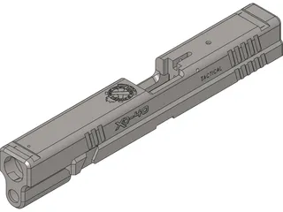 Springfield XD Tactical Slide 3D Model