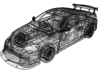 Honda Integra Mugen (2002) 3D Model