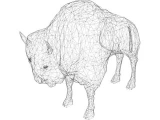 Bison 3D Model