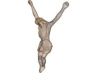 Christ Statue 3D Model