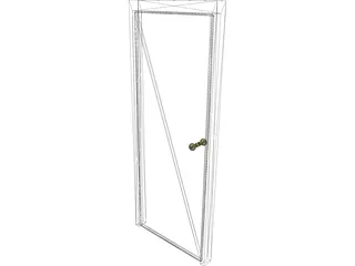 Door Single 3D Model