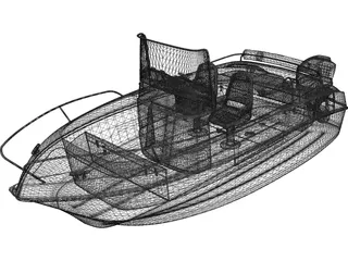 Mini-boat 3D Model