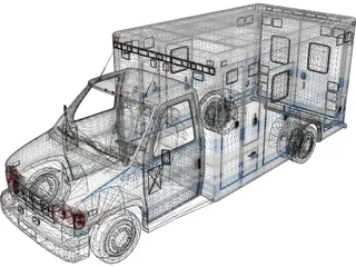 Ambulance 3D Model