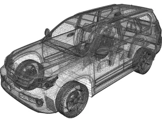 Lexus GX460 3D Model