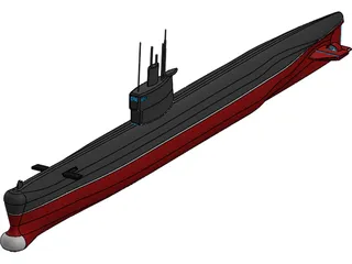 Romeo Submarine 3D Model