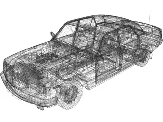 GAZ-3110 Volga (1996-2005) 3D Model