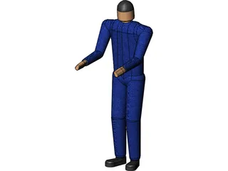 Man Worker 3D Model
