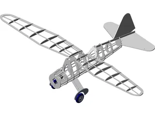 Westland Lysander 3D Model